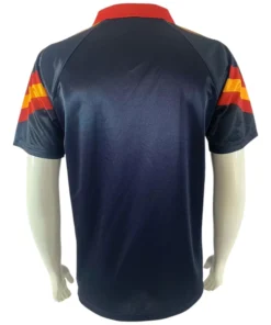 maglia Roma 1991/92 Third blu Retro Adidas dettaglio posteriore