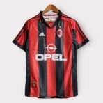 Maglia Milan retro vintage 98/99 home