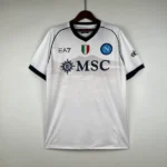 Seconda maglia Napoli 2023 bianca Ea7