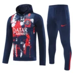 Tuta Psg Jordan blu rossa - immagine 2