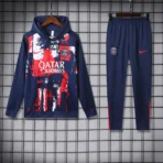 Tuta Psg Jordan blu rossa