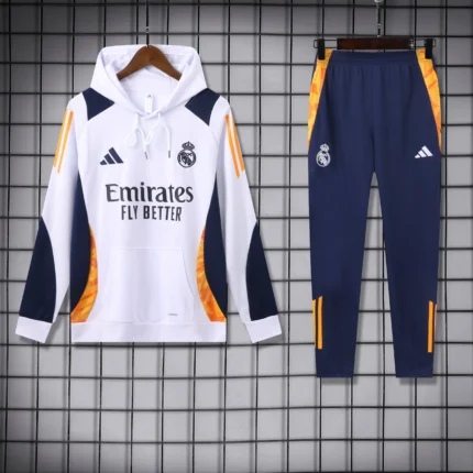 Tuta Real Madrid bianca blu