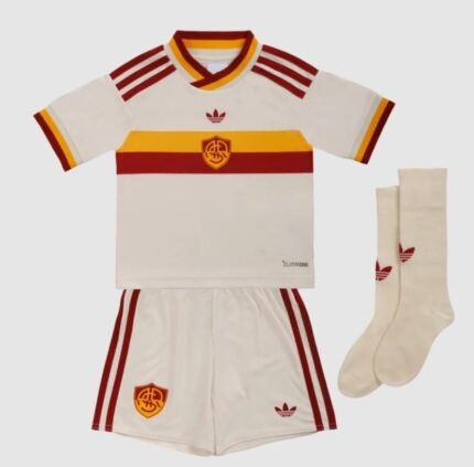 Completino As Roma bambino 2026/27 away