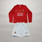 Completo Manchester United bambino 2007/08 Home long