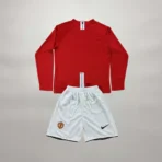 Completo Manchester United bambino 2007/08 Home long - immagine 2