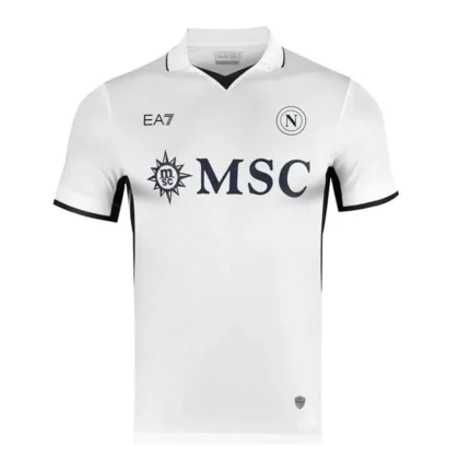 Seconda maglia Napoli 2024/25 bianca Ea7