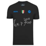 Maglia Geolier Napoli Nera Real p Sempr