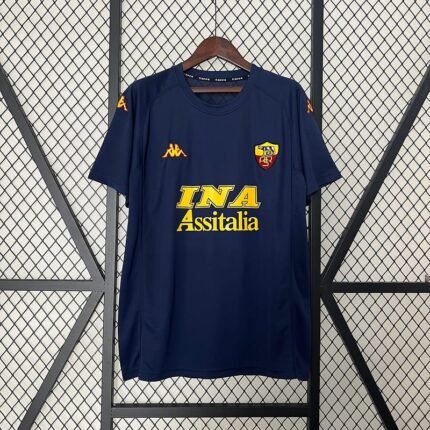 Maglia Roma 2000/01 away blu Kappa