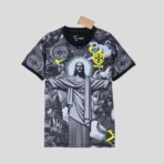 Maglia Brasile Cristo redentore nera - immagine 5