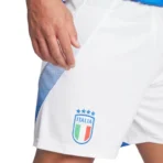 PANTALONCINI ITALIA EURO 2024 HOME BIANCHI - immagine 2