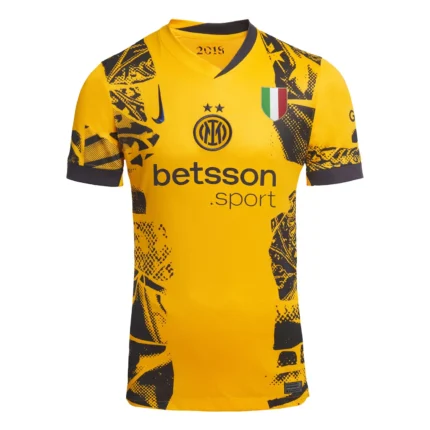 Terza maglia Inter 2024/25 gialla finale UCL